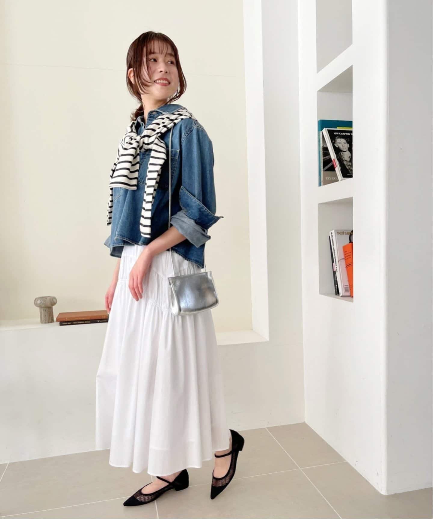 LE TALON｜《追加予約2》ポインテッドネットワンストラップフラット