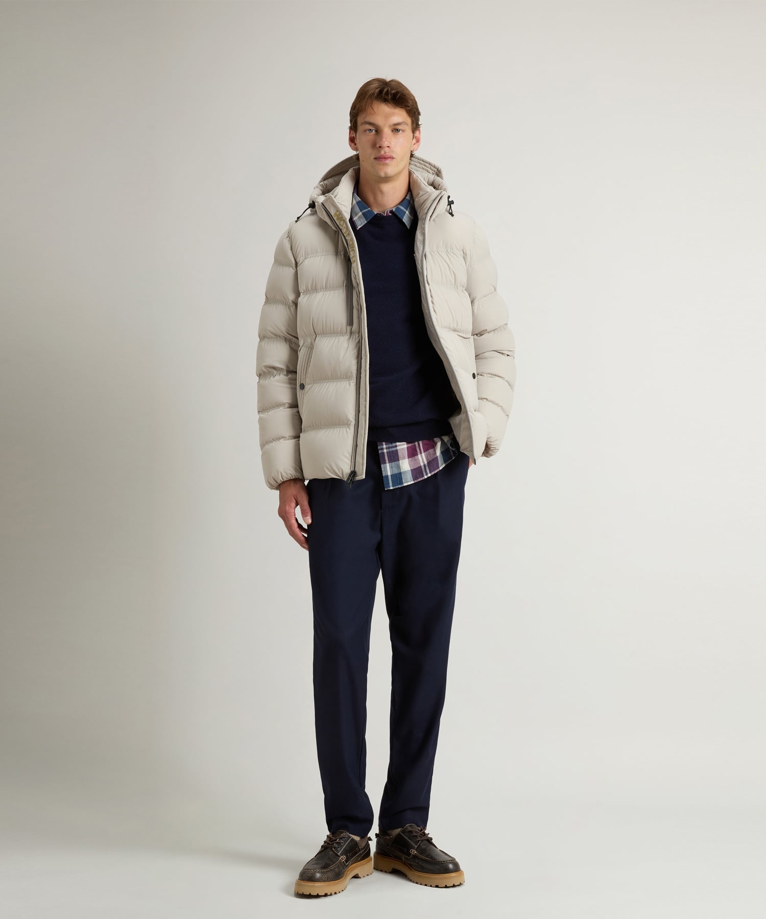 WOOLRICH｜マットストレッチ パファー ジャケット | Rakuten Fashion