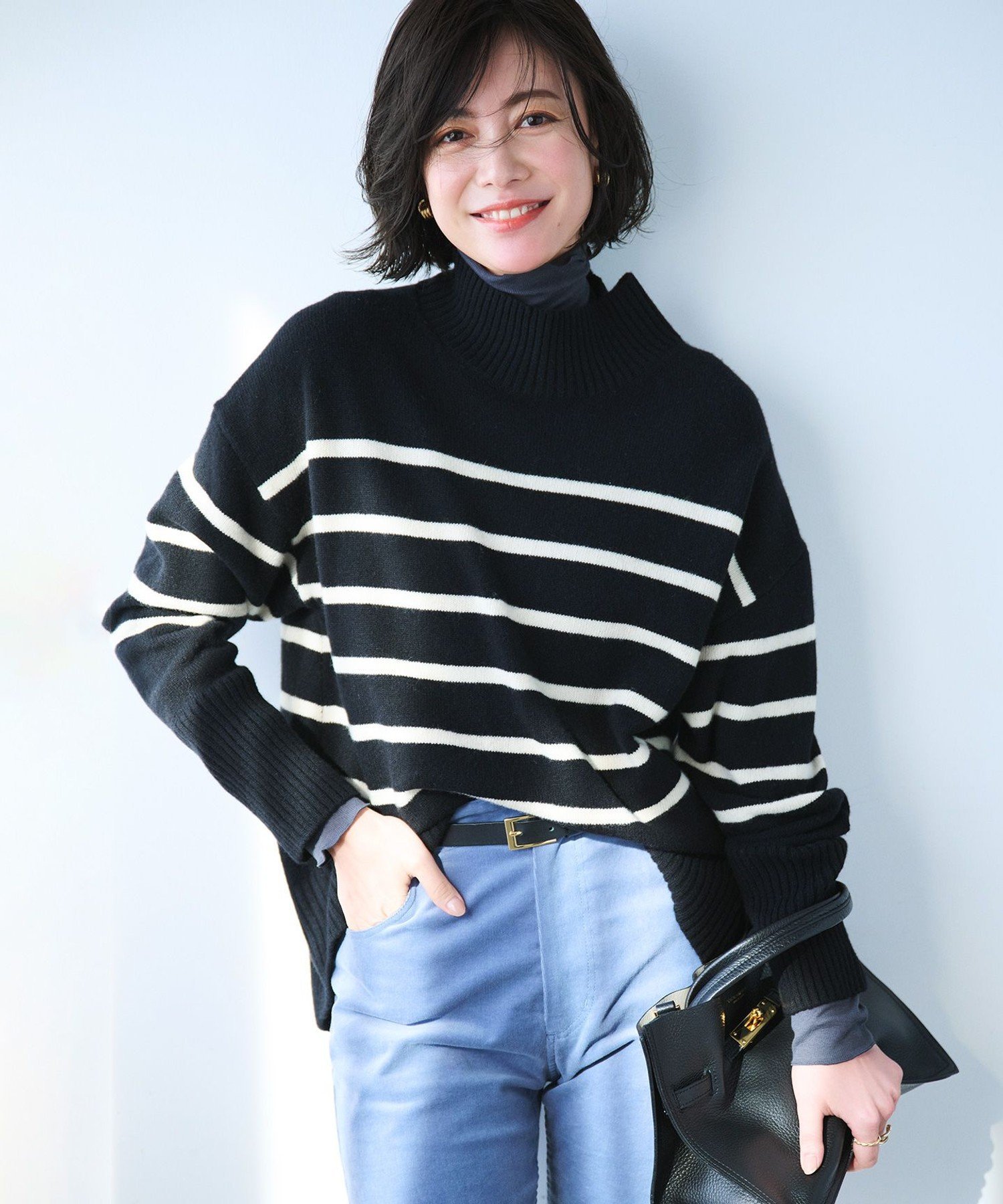 UNFILO｜カシミヤブレンド ハイネックニット | Rakuten Fashion(楽天