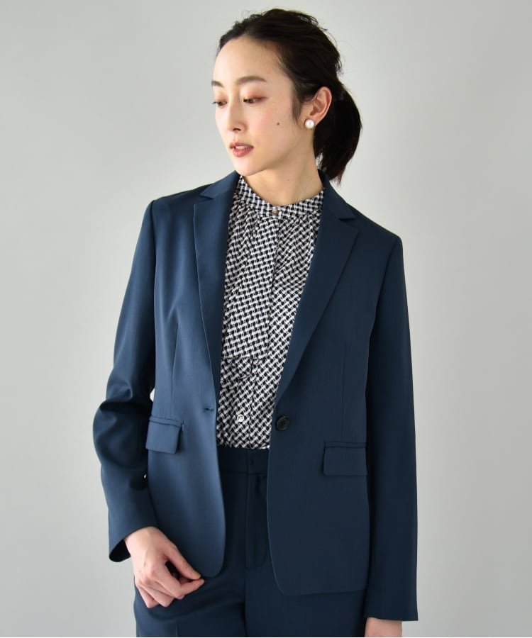 UNTITLED｜【軽くて快適!】ウール混 ストレッチテーラードジャケット