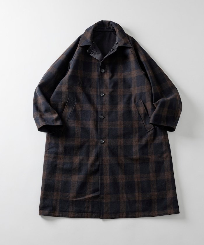 FREAK'S STORE｜リバーシブル ウール混 フランネル チェック