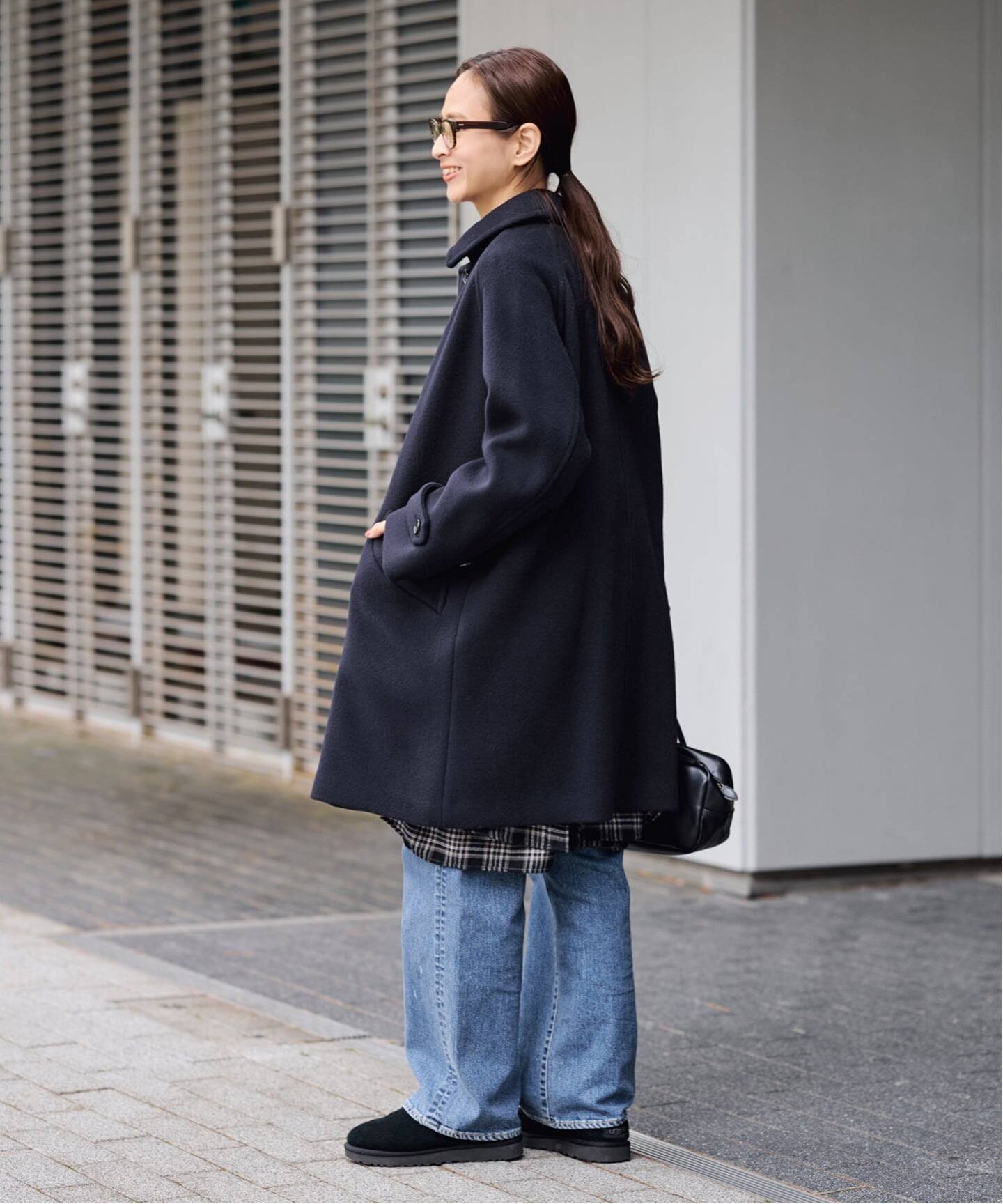 FRAMeWORK｜≪追加≫ラムウールMIXシャルムバルカラーコート 4