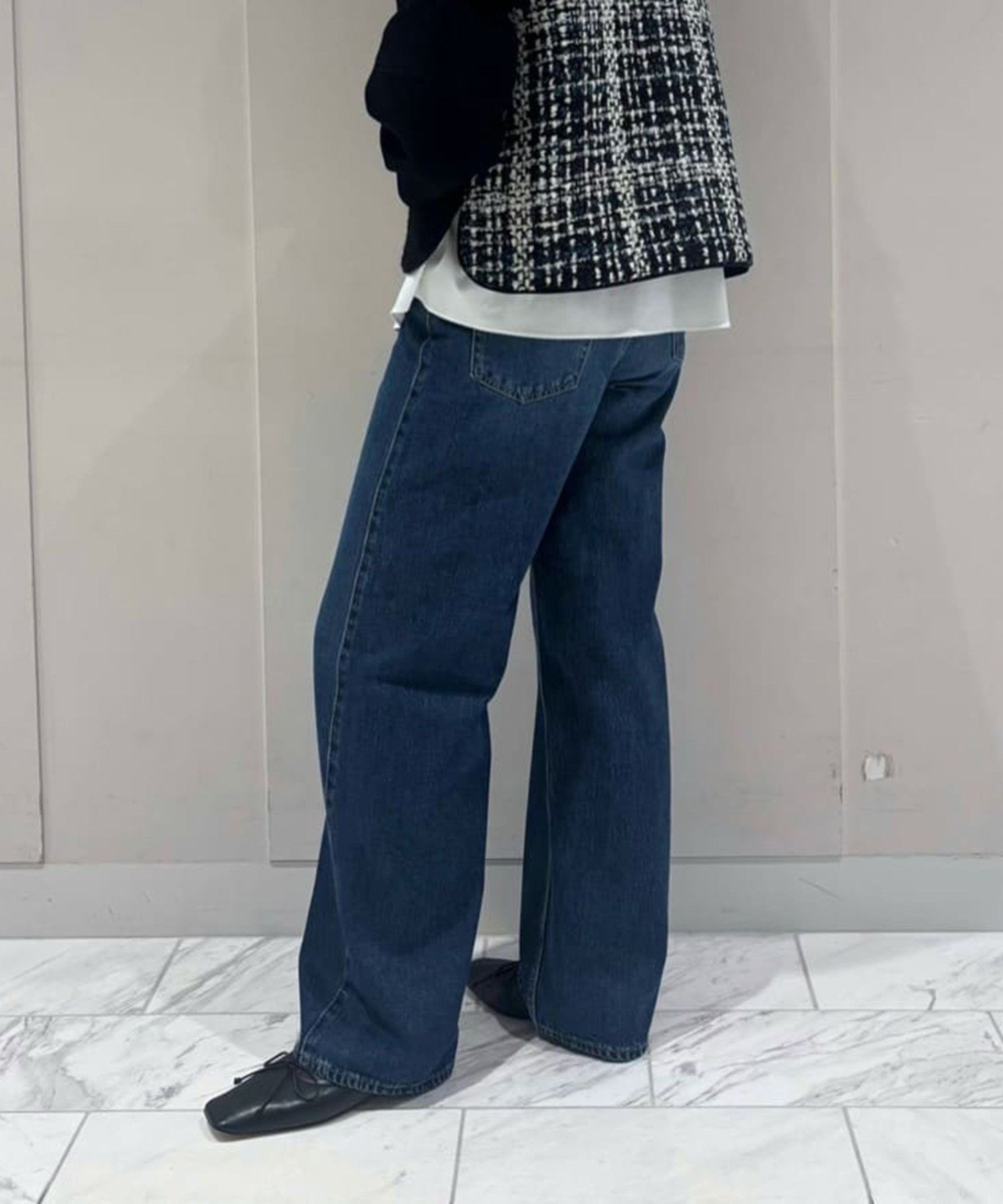 TOMORROWLAND｜デニム ワイドストレートパンツ | Rakuten Fashion(楽天