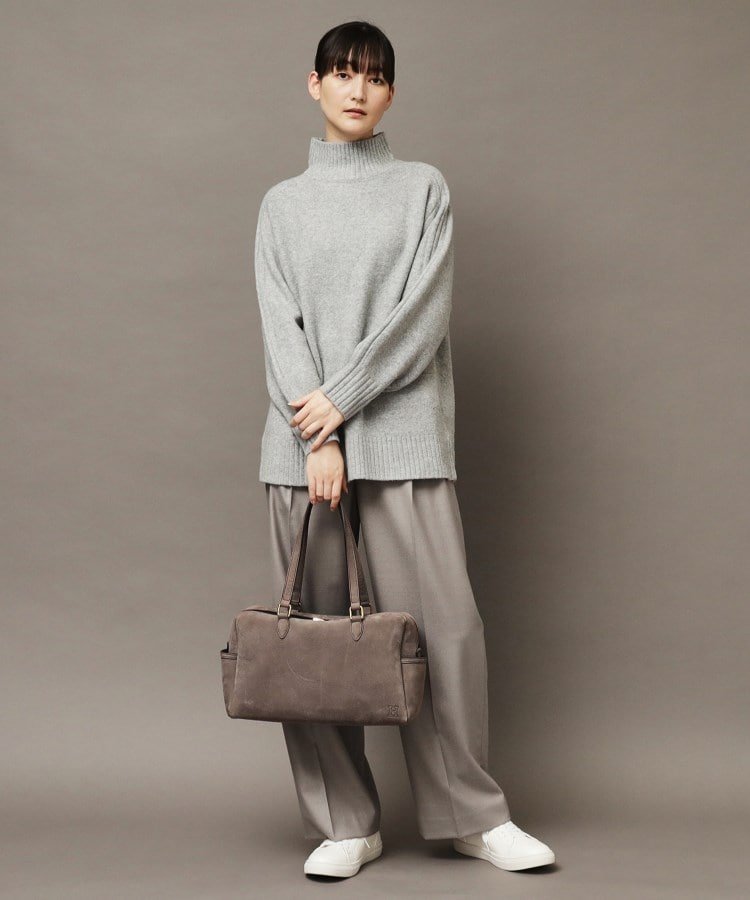 HIROFU｜【アルタレーナ】ヌバック レザーハンドバッグ M 本革(商品