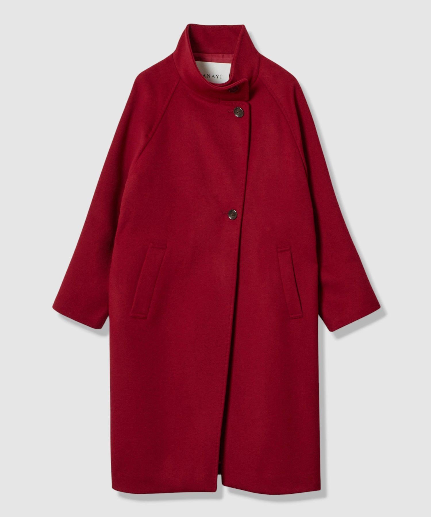 ANAYI｜カシミヤ混スタンドカラーコート | Rakuten Fashion(楽天