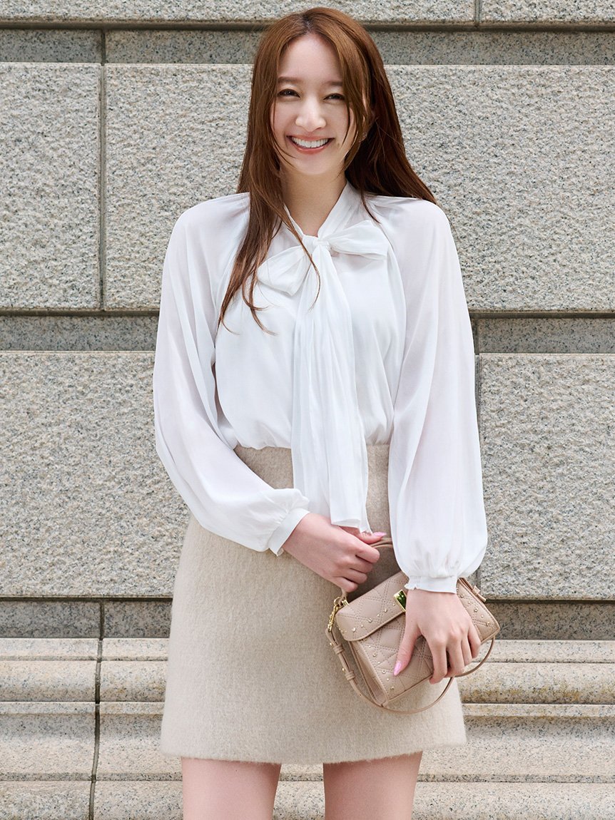 CELFORD｜ビッグリボンシアーブラウス | Rakuten Fashion(楽天