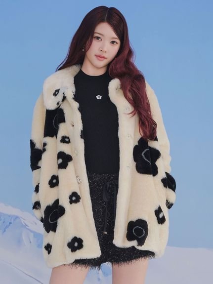 LILY BROWN｜【LILY BROWN×MARY QUANT】デイジービジュー釦ファー