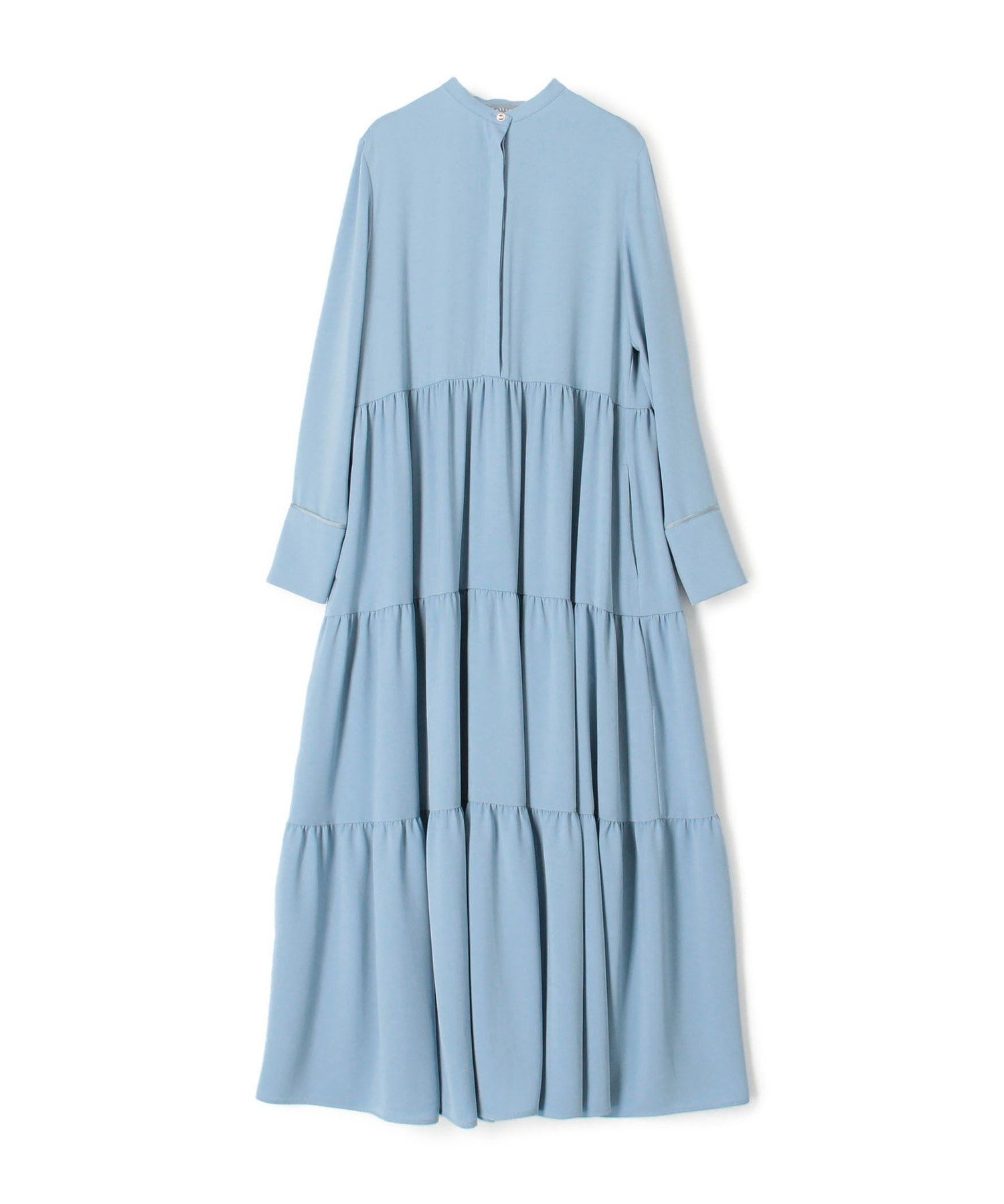 TOMORROWLAND｜パウダリーサテン ティアードロングワンピース