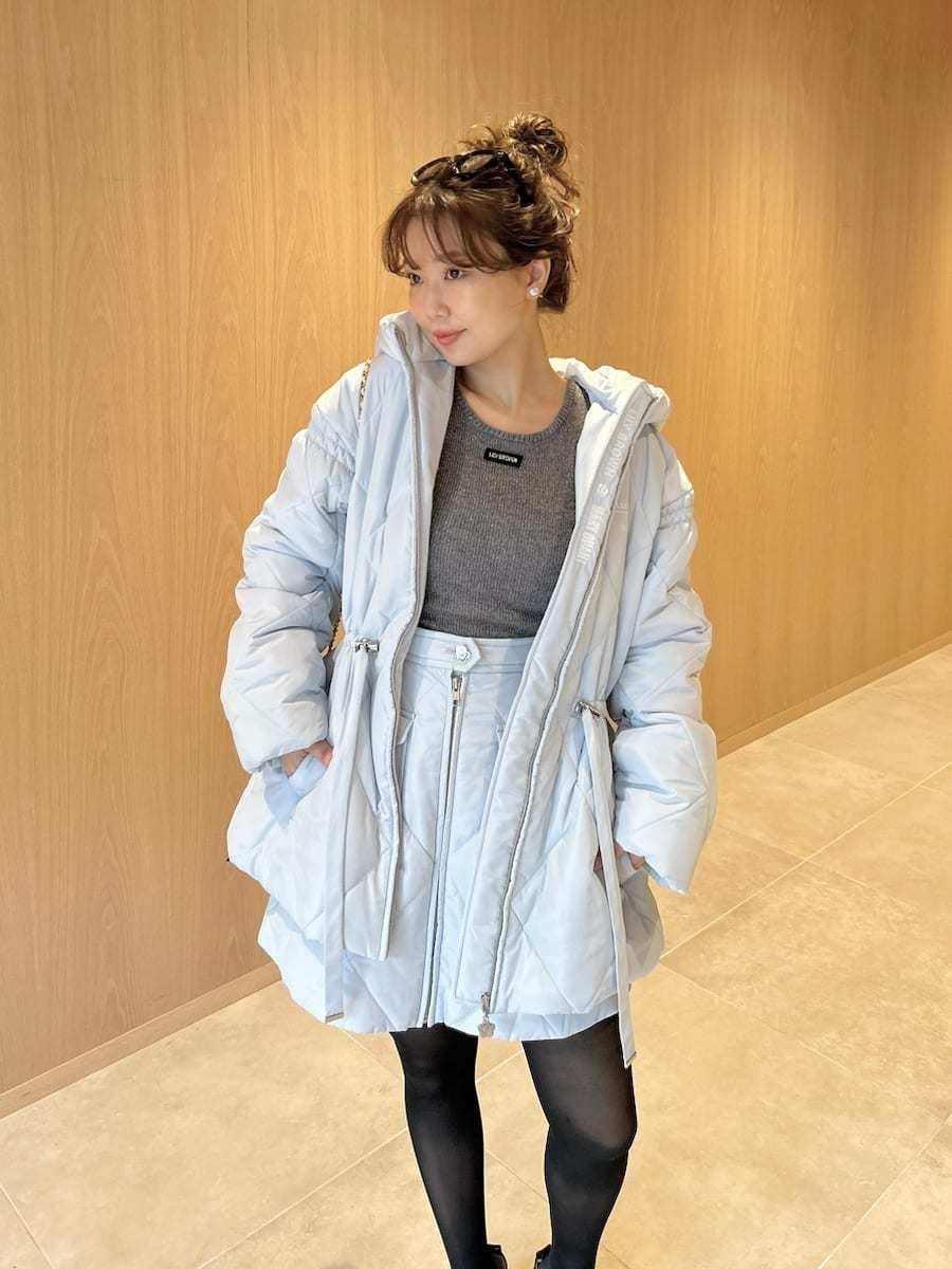 LILY BROWN｜【LILY BROWN×MARY QUANT】キルトダウンミドルコート