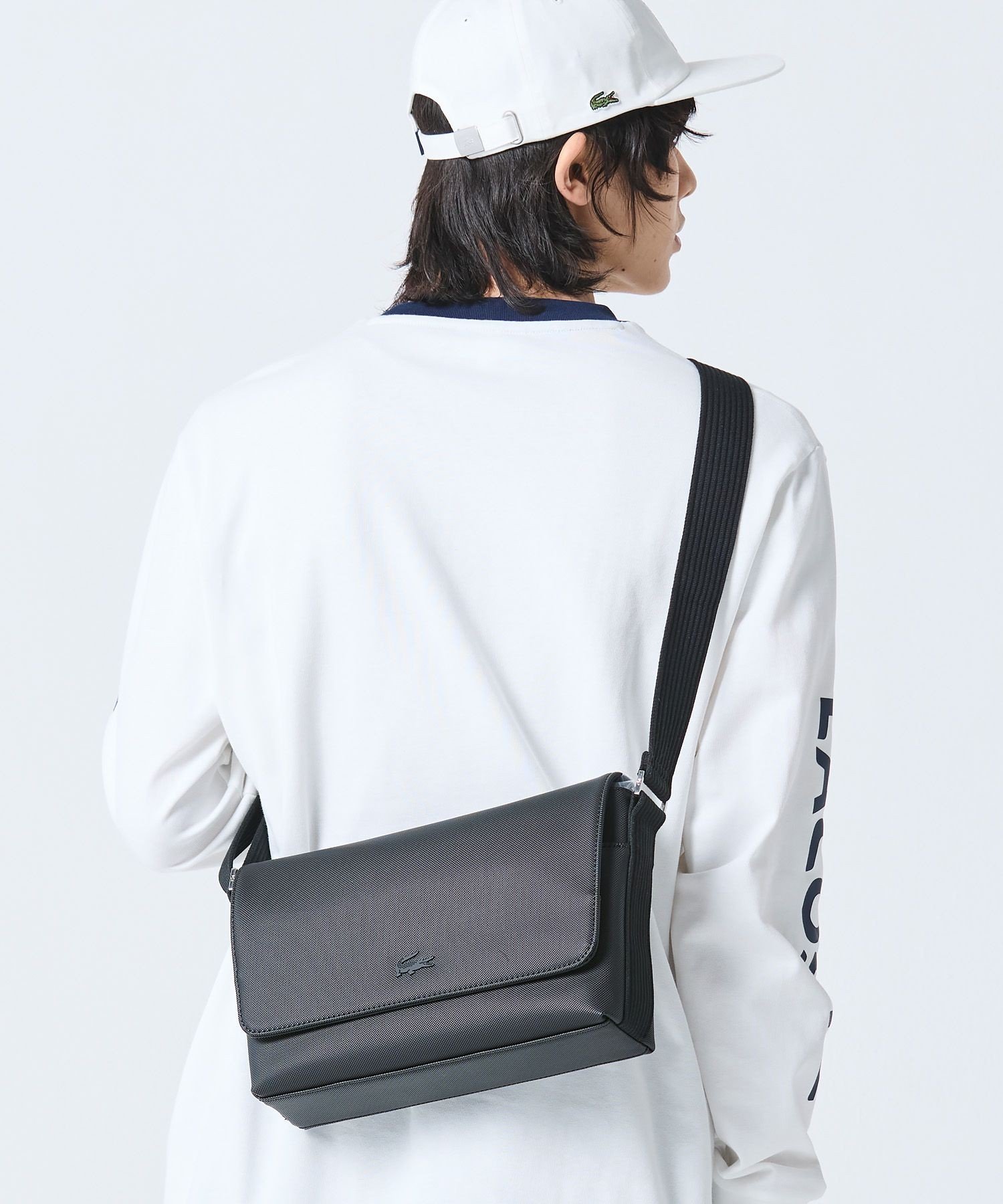 LACOSTE｜メンズクラシック スクエアトートバッグ | Rakuten Fashion