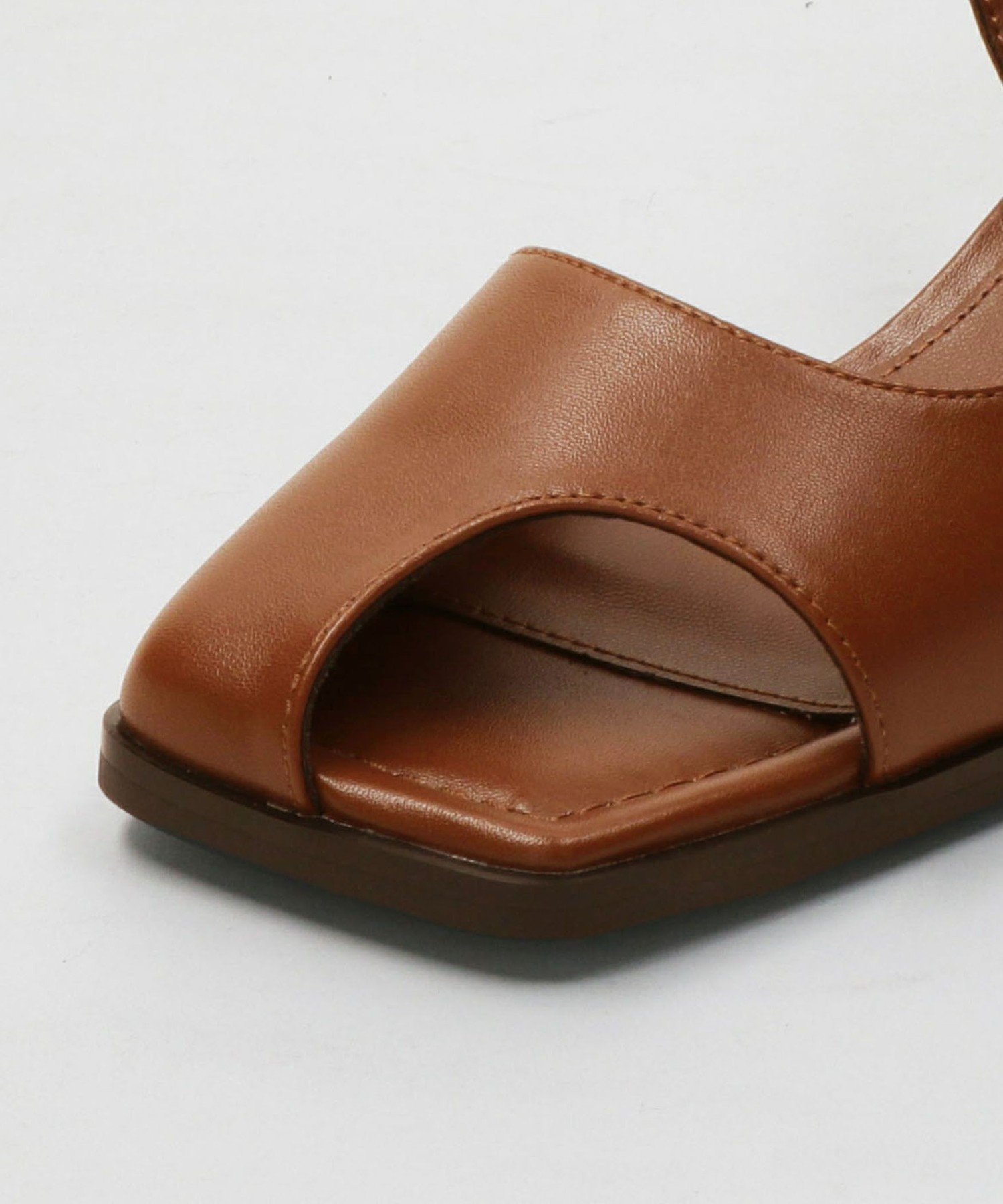 BEAUTY&YOUTH UNITED ARROWS｜レザーライク オープントゥ バック