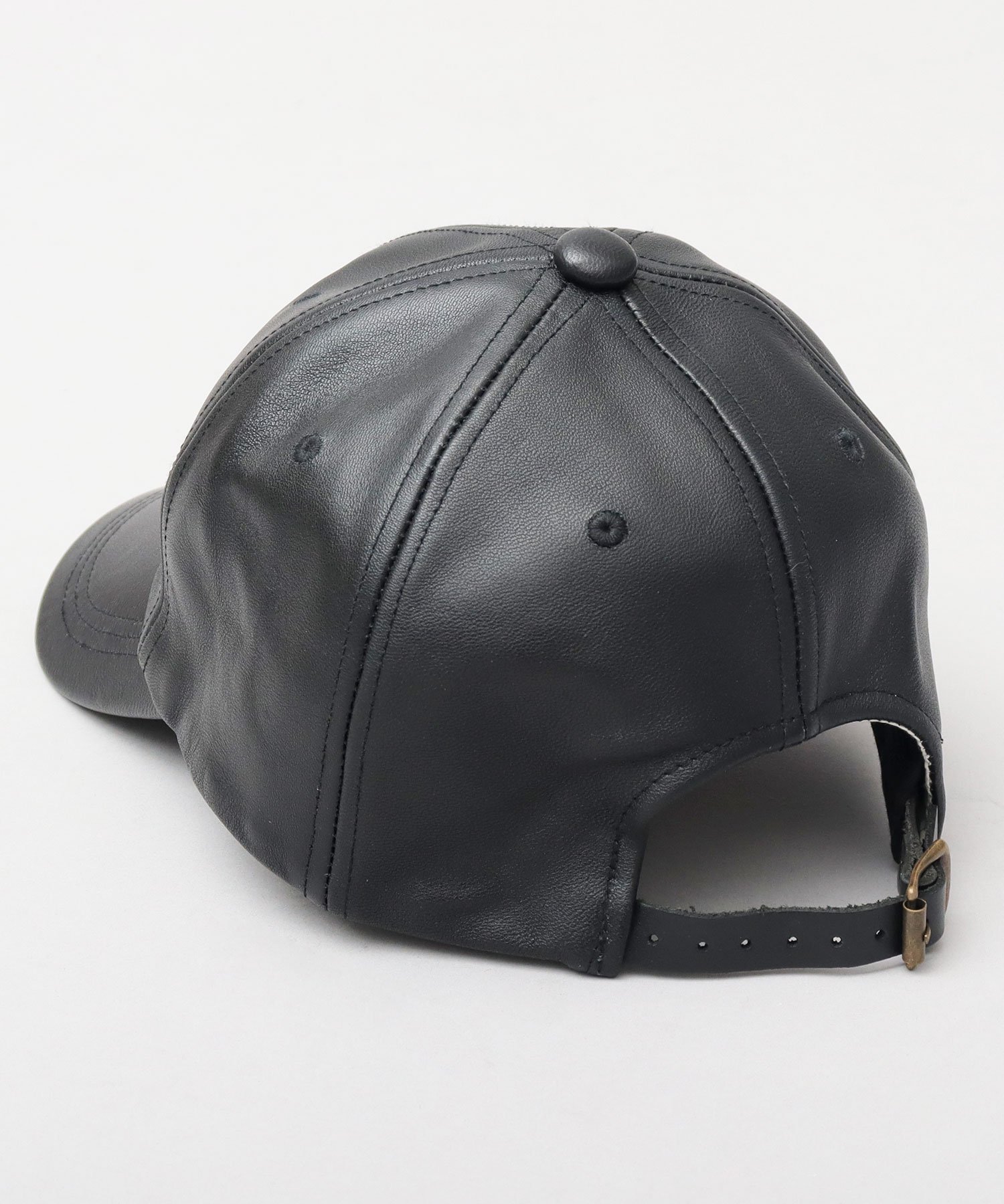 A.M.S.｜本革 レザーキャップ / 羊革 / ラムレザー / ローキャップ