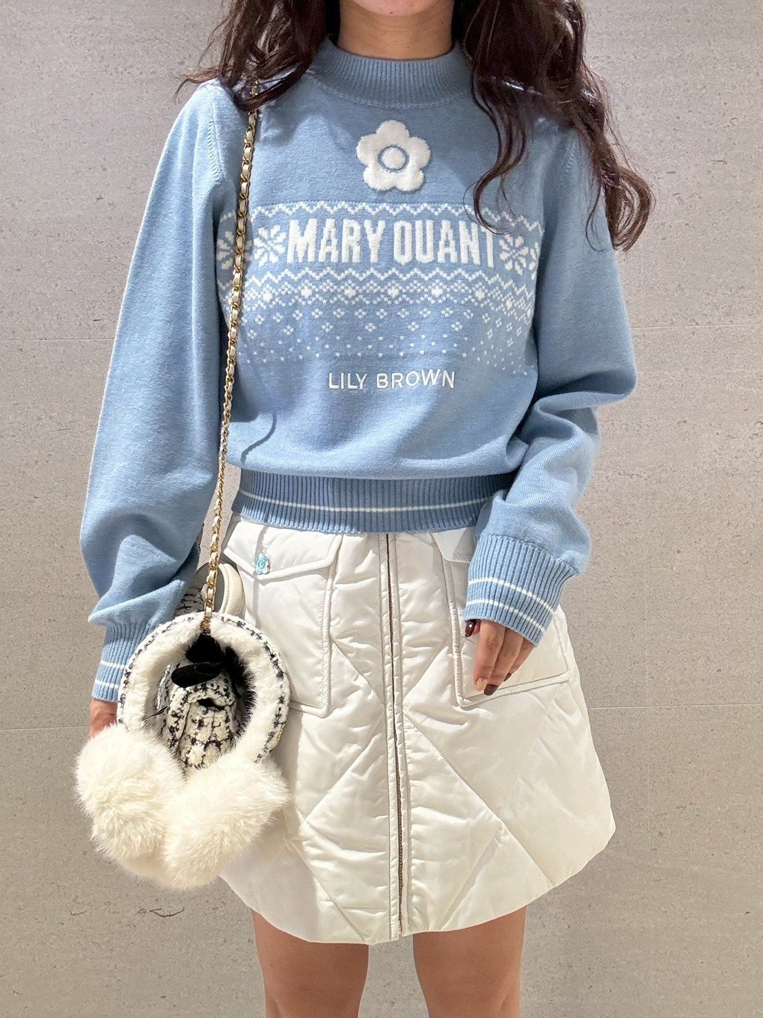 LILY BROWN｜【LILY BROWN×MARY QUANT】デイジーモチーフファーイヤー