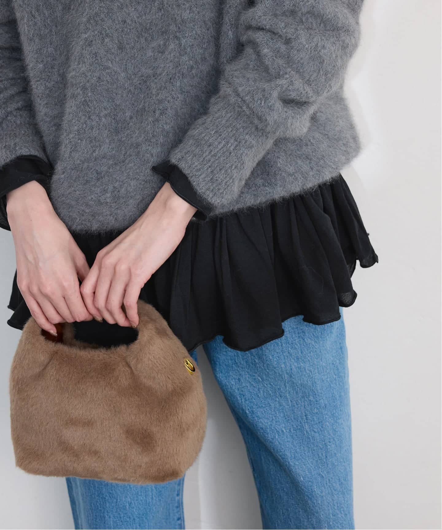 SLOBE IENA｜レイヤードペプラムロンTEE | Rakuten Fashion(楽天