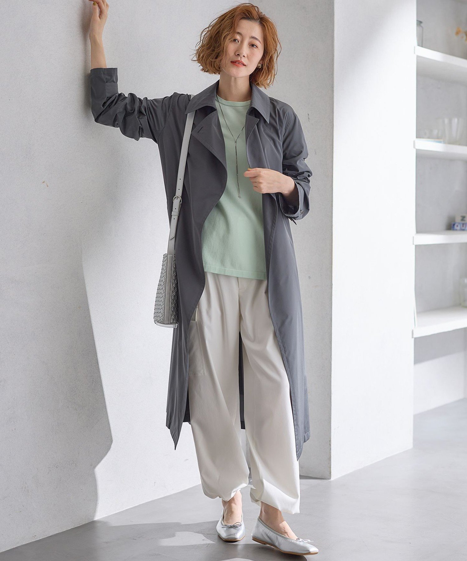 23区｜【Oggi4月号掲載】LIMONTA メモリータフタ コート | Rakuten