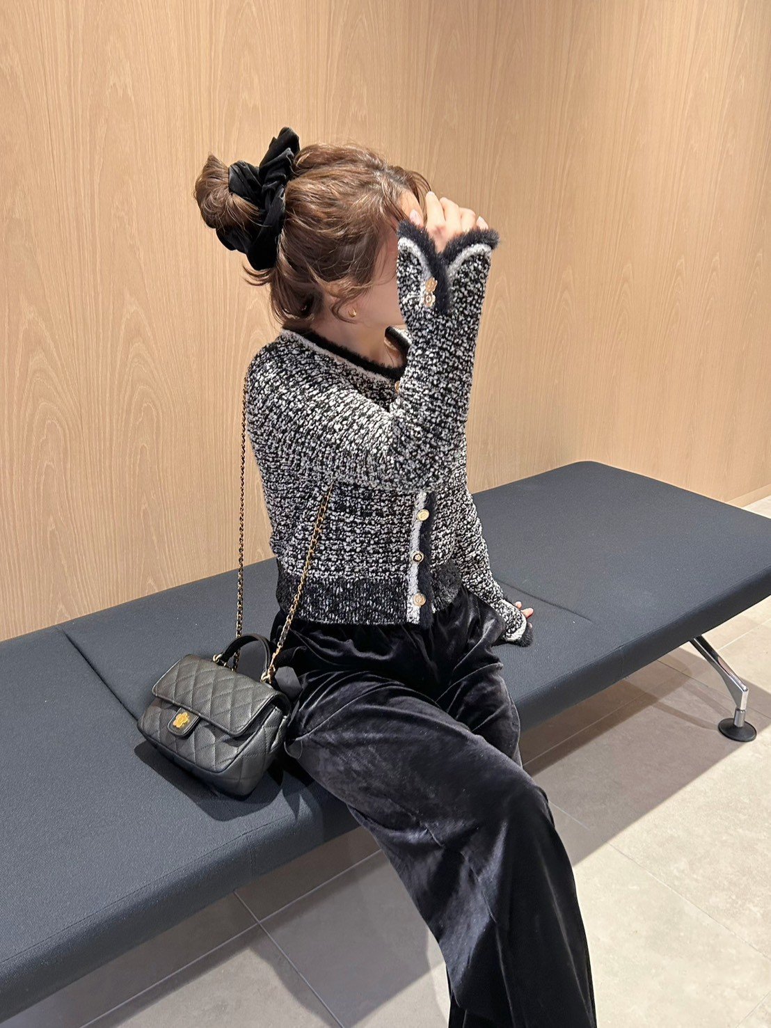 LILY BROWN｜【LILY BROWN×MARY QUANT】ツイードニットジャケット