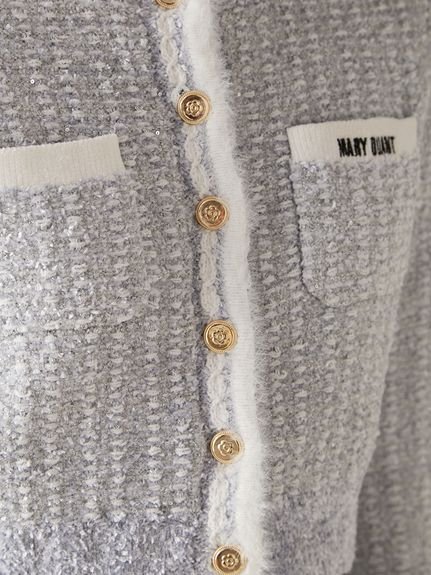 LILY BROWN｜【LILY BROWN×MARY QUANT】ツイードニットジャケット