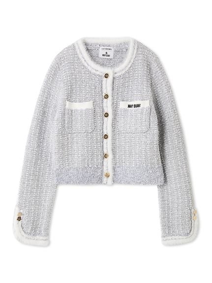 LILY BROWN｜【LILY BROWN×MARY QUANT】ツイードニットジャケット
