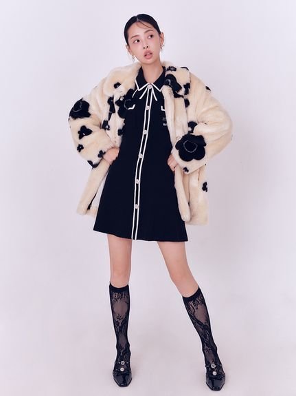 LILY BROWN｜【LILY BROWN×MARY QUANT】デイジー釦付きビジューミニ