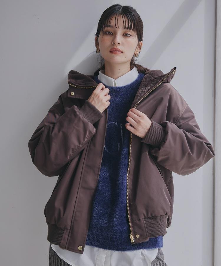 THE SHOP TK｜【2WAY/洗える】リバーシブル フェイクファーブルゾン