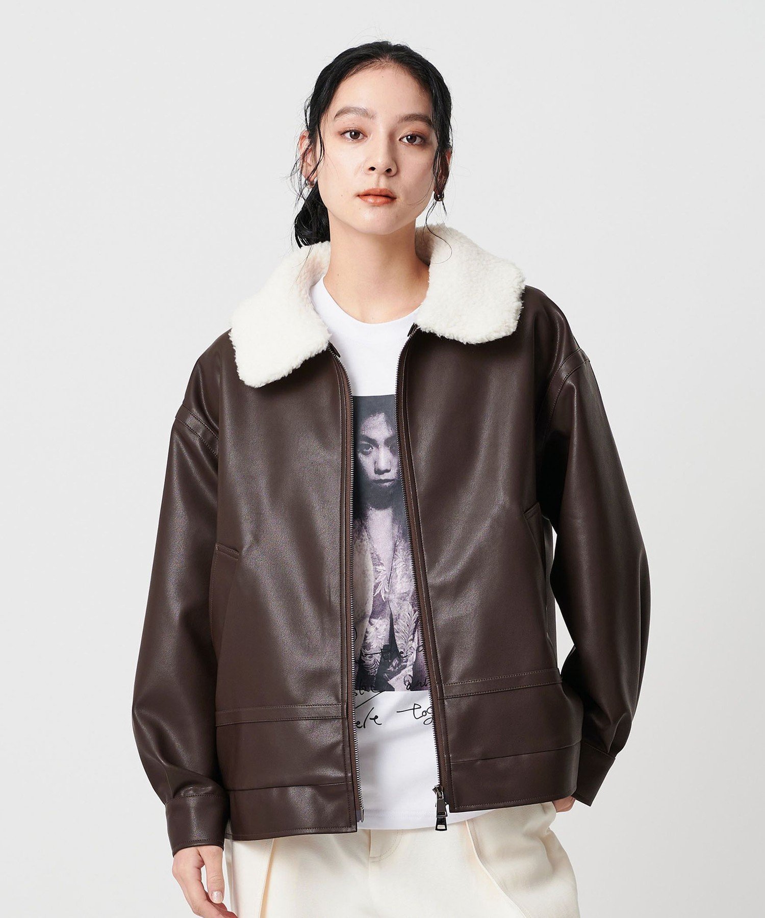 BEAUTY&YOUTH UNITED ARROWS｜【WEB限定】レザーライク 2WAYブルゾン