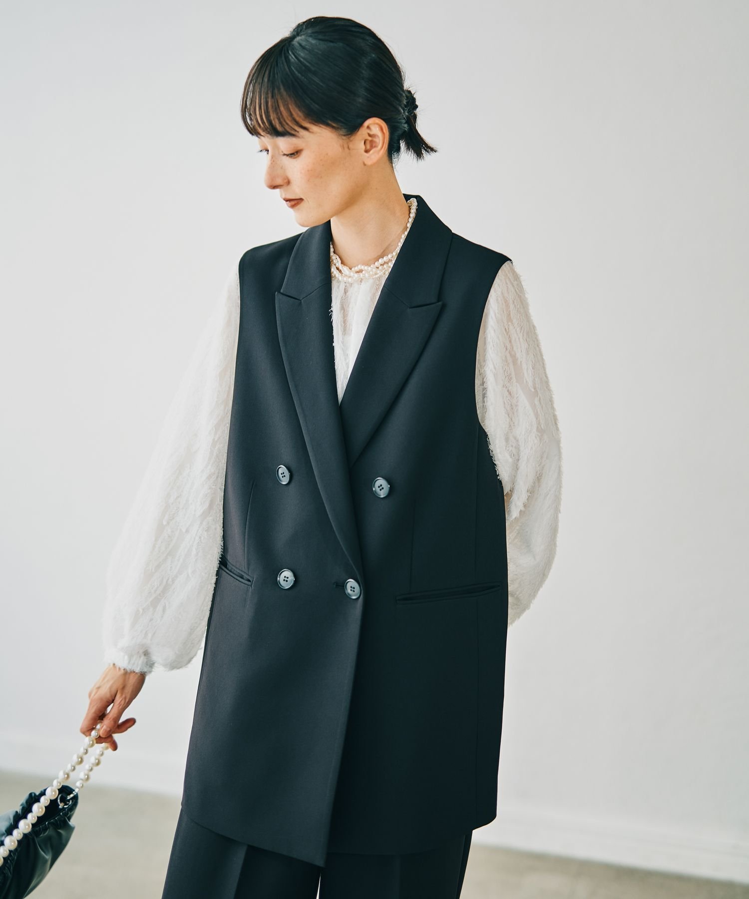 LEPSIM｜【入卒式/セレモニー】Wクロスダブルジレ | Rakuten Fashion