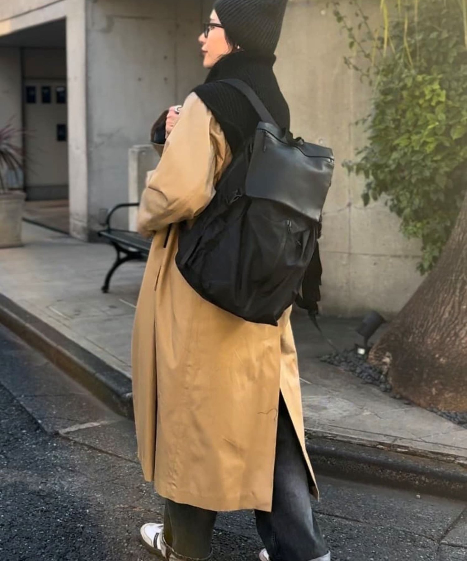 ear PAPILLONNER｜【BURLAPOUTFITTER×ear】レザーコンビライトリュック