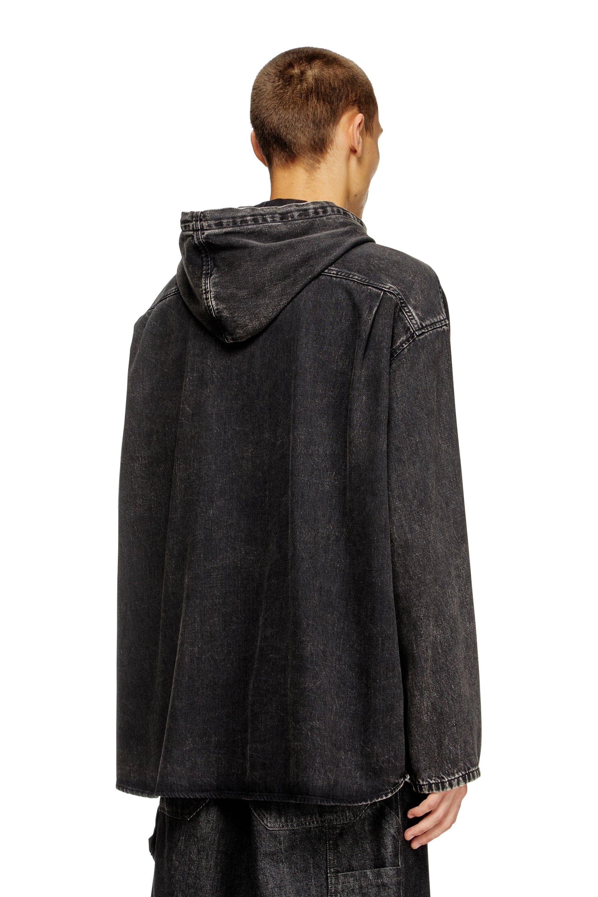 DIESEL｜メンズ シャツ デニム D-DEWNY-HOOD SHIRT | Rakuten Fashion