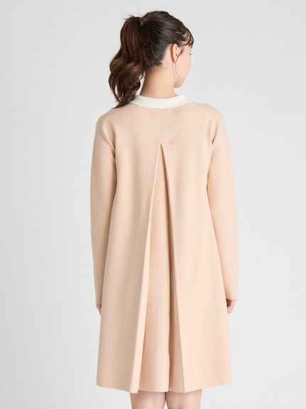 CELFORD｜衿付きAラインニットワンピース | Rakuten Fashion(楽天