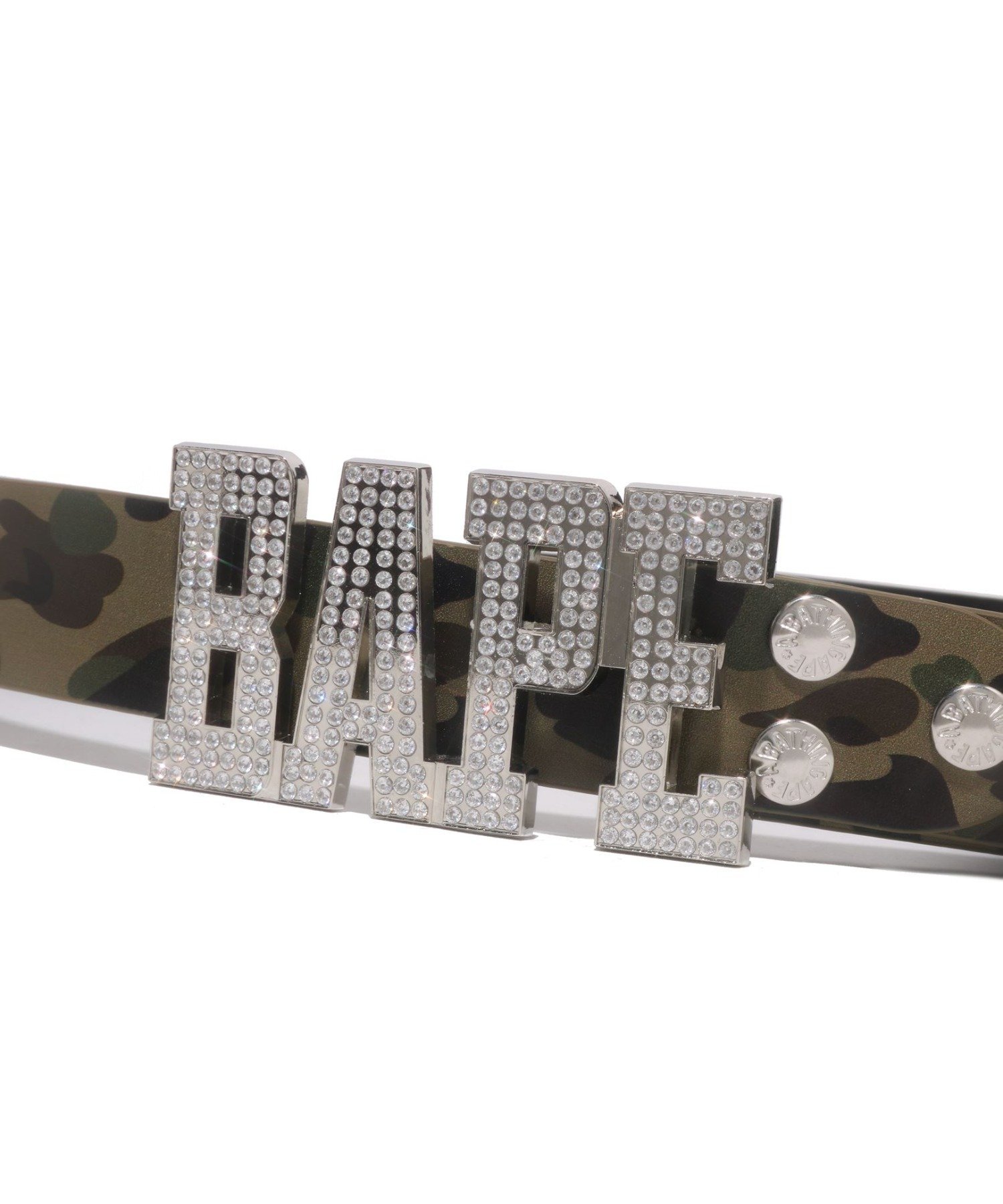 A BATHING APE｜1ST CAMO BAPE LEATHER BELT | Rakuten Fashion(楽天