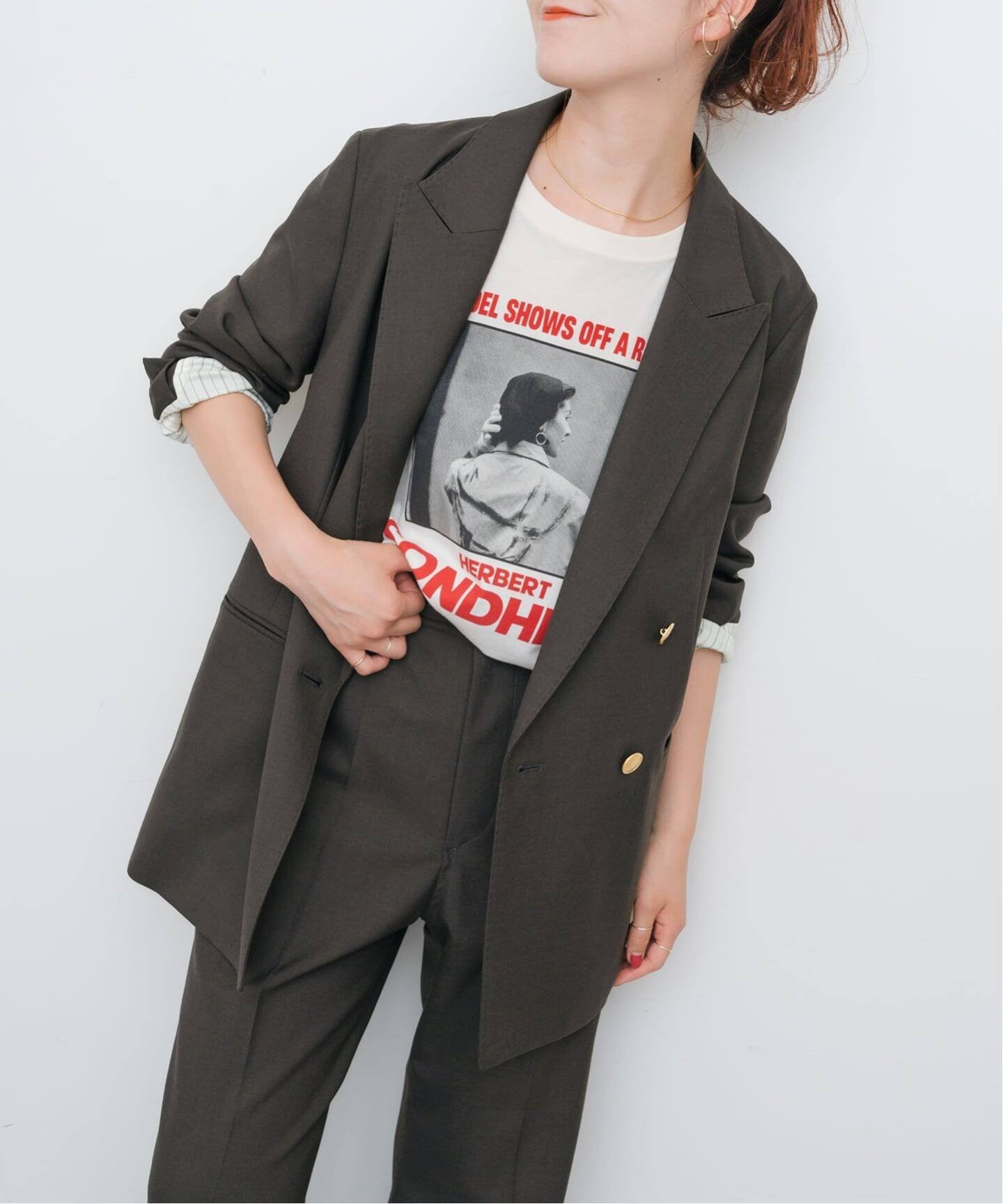 Spick & Span｜ウールブレンドダブルブレストジャケット | Rakuten