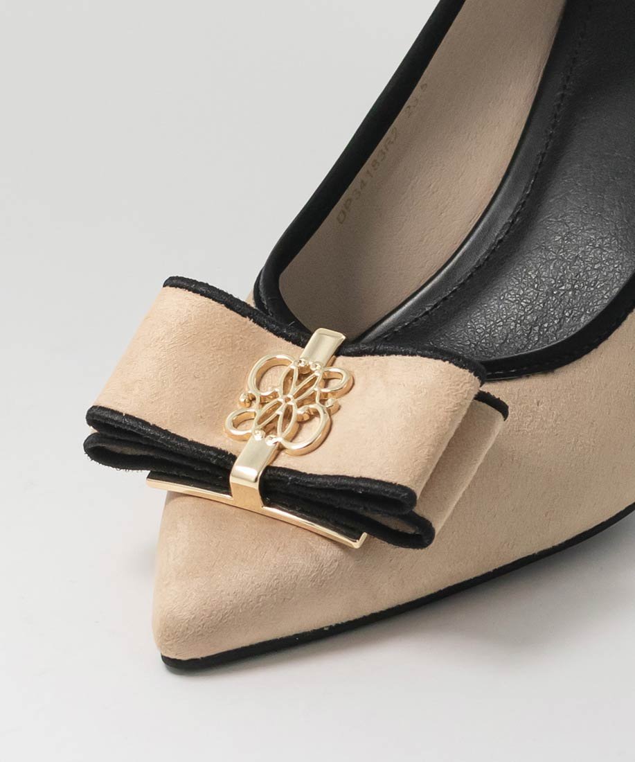 RANDA｜【走れる美脚パンプス】リボンモチーフフィットパンプス