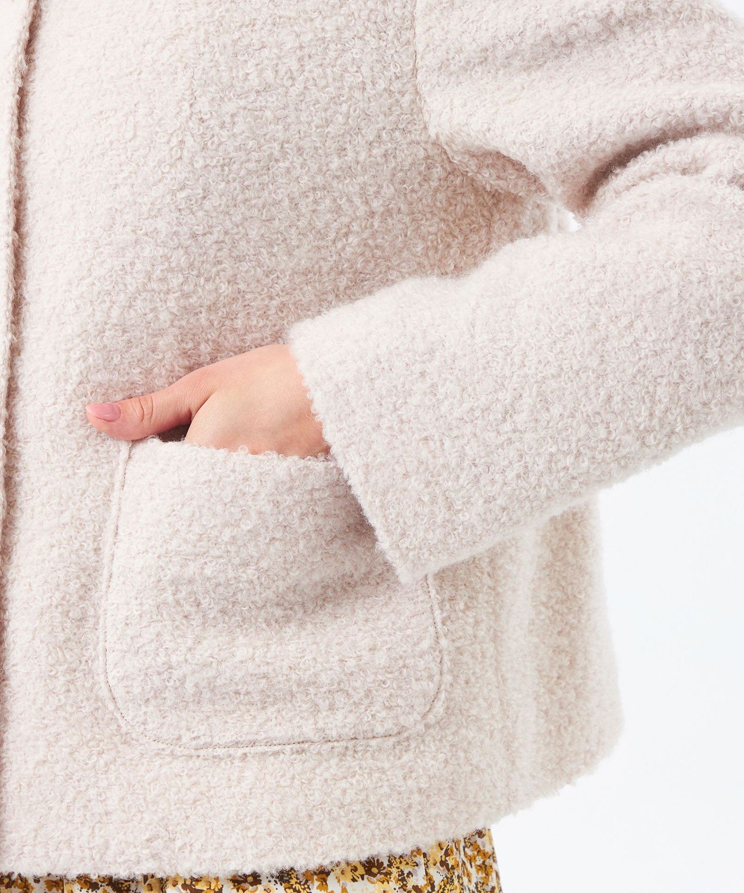 MACKINTOSH PHILOSOPHY｜【HESSLE(ヘスル)】ノーカラーショートコート