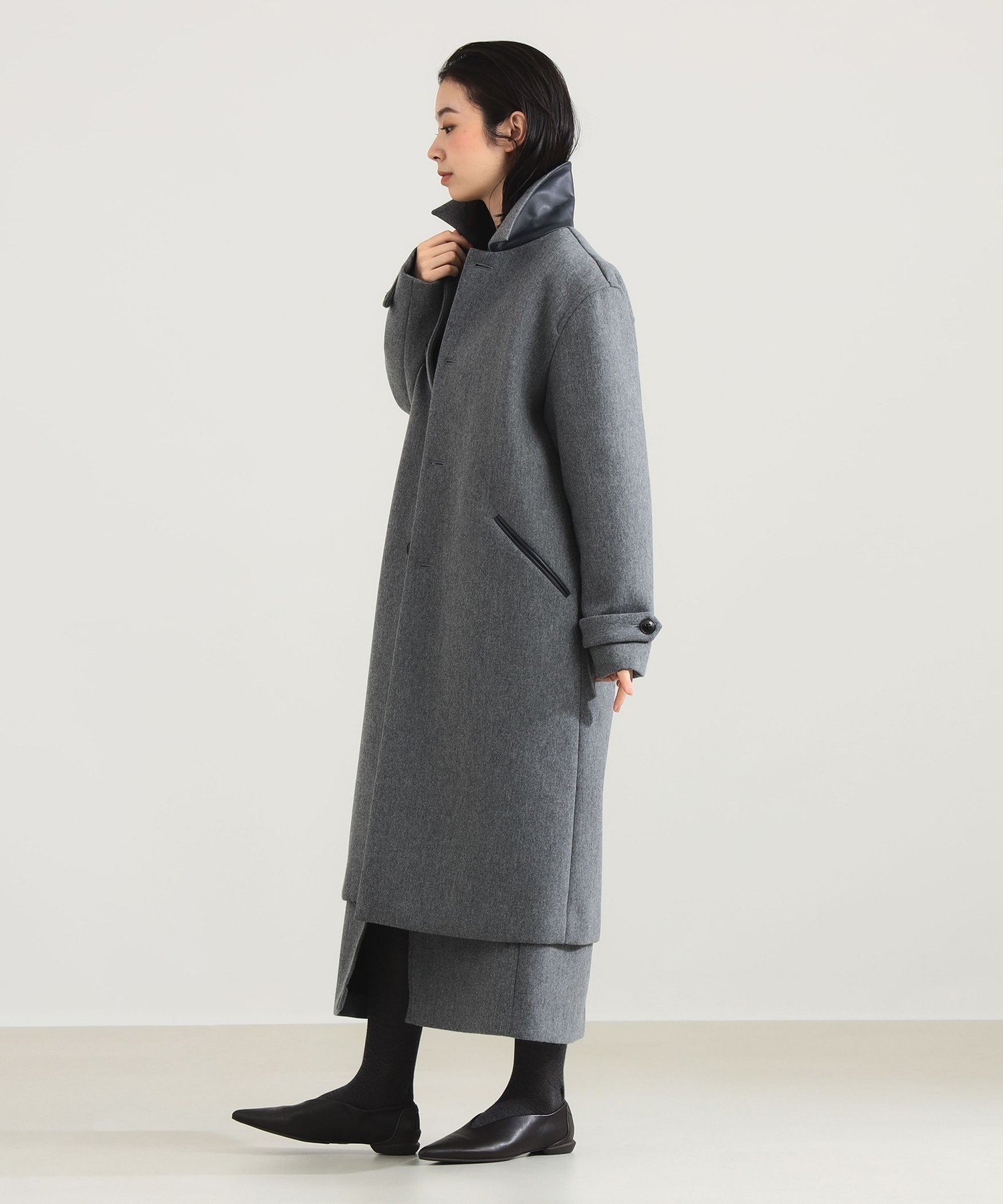 Demi-Luxe BEAMS｜AK+1 / ボンディング コート | Rakuten Fashion(楽天