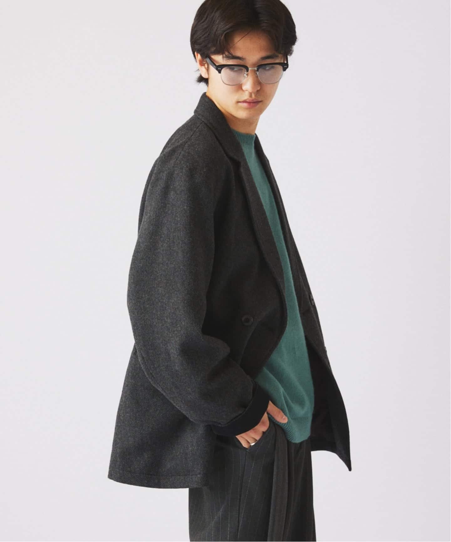 JOURNAL STANDARD relume｜ハイランド ウール オーバー ジャケット