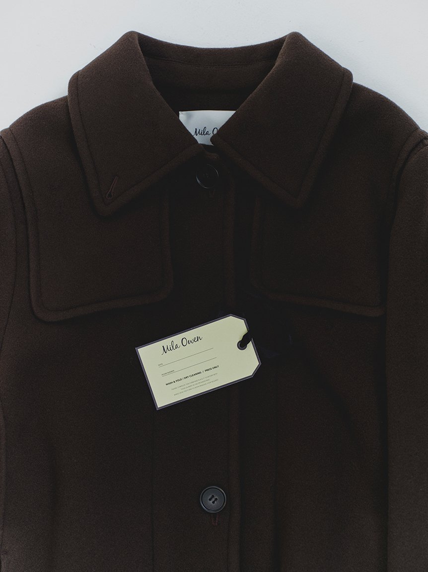 Mila Owen｜ロングリバーコート | Rakuten Fashion(楽天ファッション