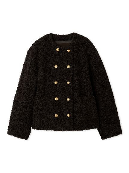 Mila Owen｜金釦カールファージャケット | Rakuten Fashion(楽天