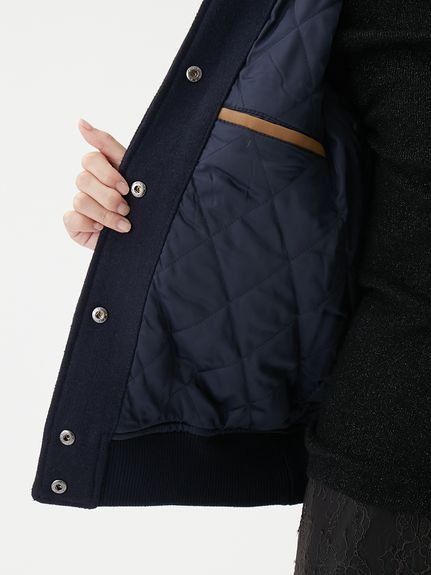 Mila Owen｜ワッペンスタジアムジャンバー | Rakuten Fashion(楽天