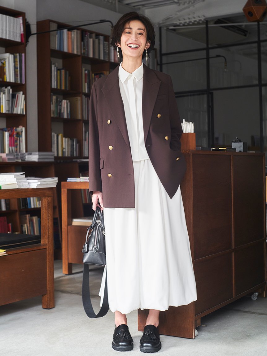 Mila Owen｜金釦ダブルブレストブレザー | Rakuten Fashion(楽天