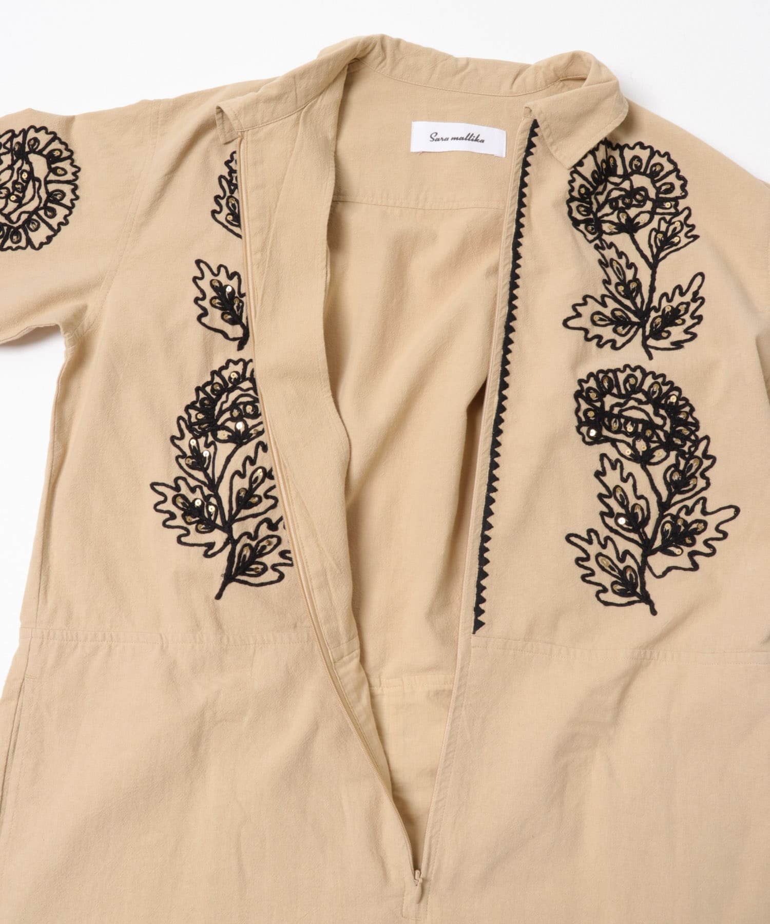 Sonny Label｜sara mallika コットンエンブロイダリーオールインワン