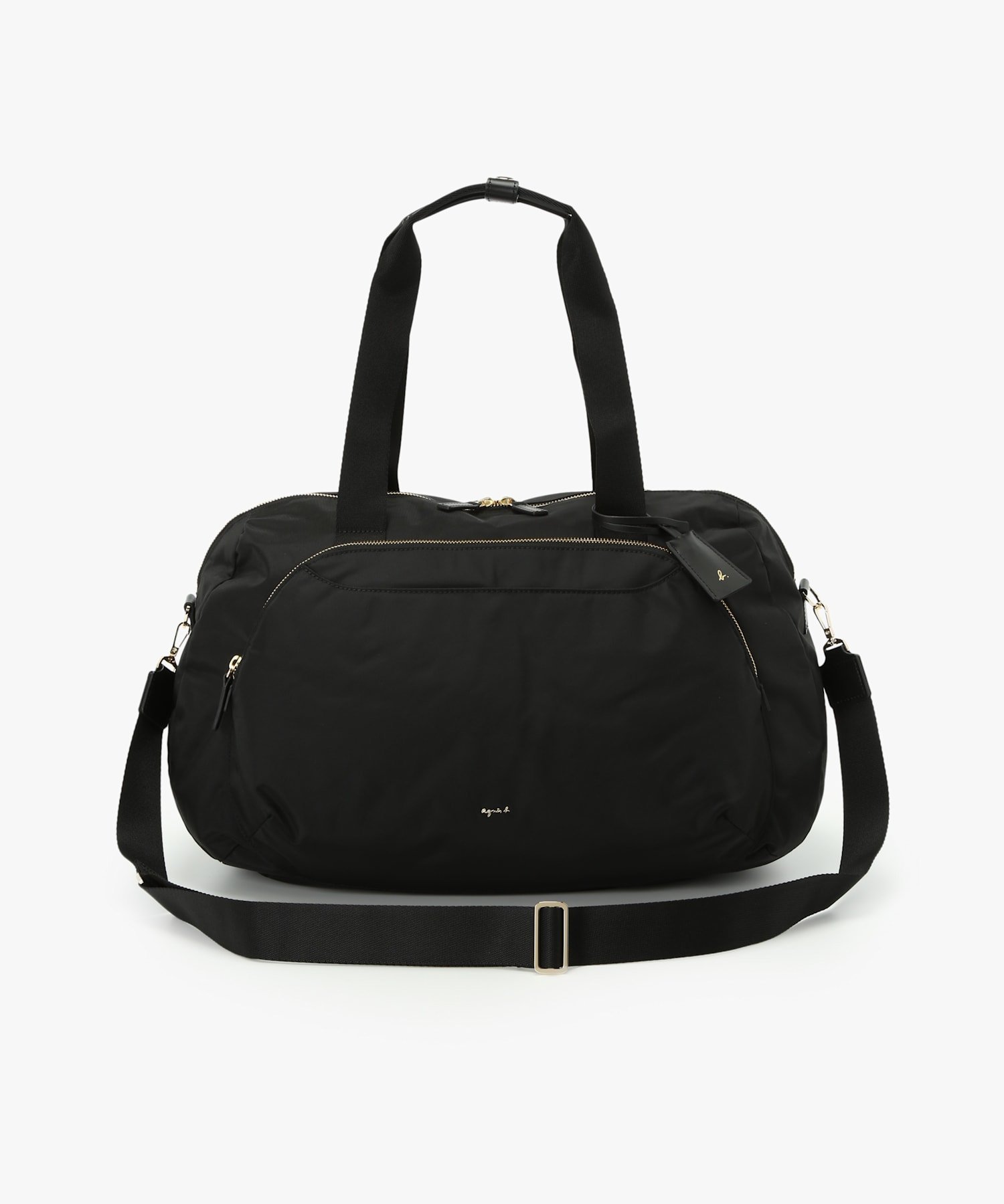 agnes b.｜ナイロンボストンバッグ 