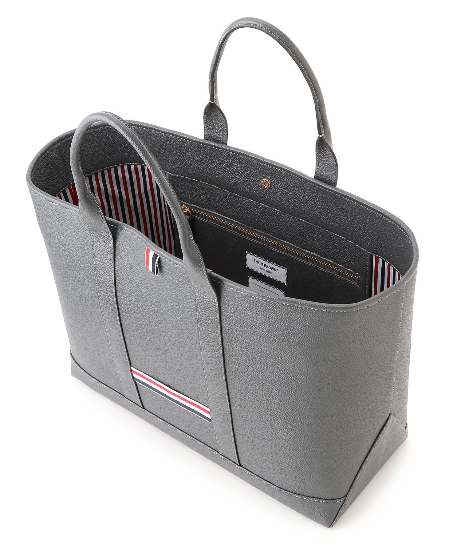 THOM BROWNE トムブラウン グレートートバッグ THOM BROWNE（トム ブラウン） トートバッグ SQUARED TOTE W MAG372A