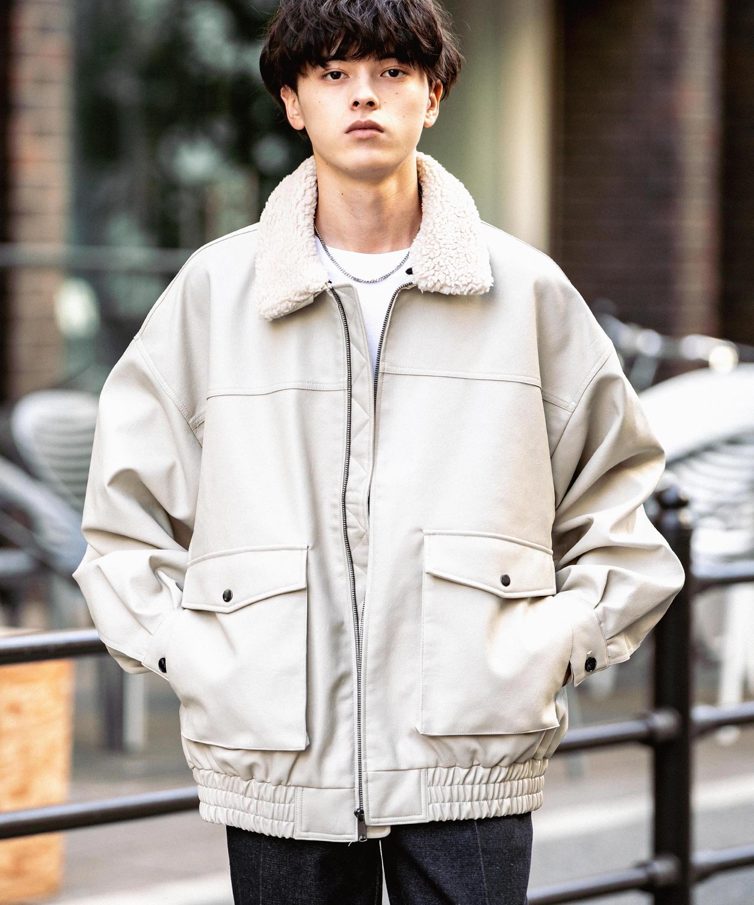 Rocky Monroe｜PUレザー G-1型フライトブルゾン | Rakuten Fashion