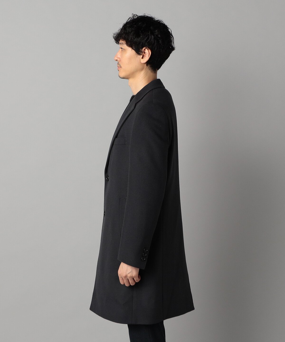 COMME CA MEN｜尾州産 ウールビーバー チェスターコート | Rakuten