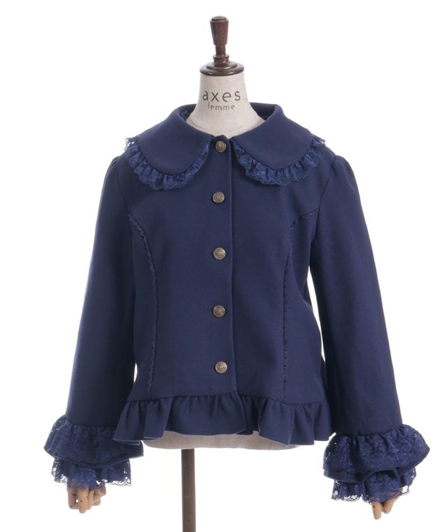 axes femme｜ローズリボン付フリルCO | Rakuten Fashion(楽天