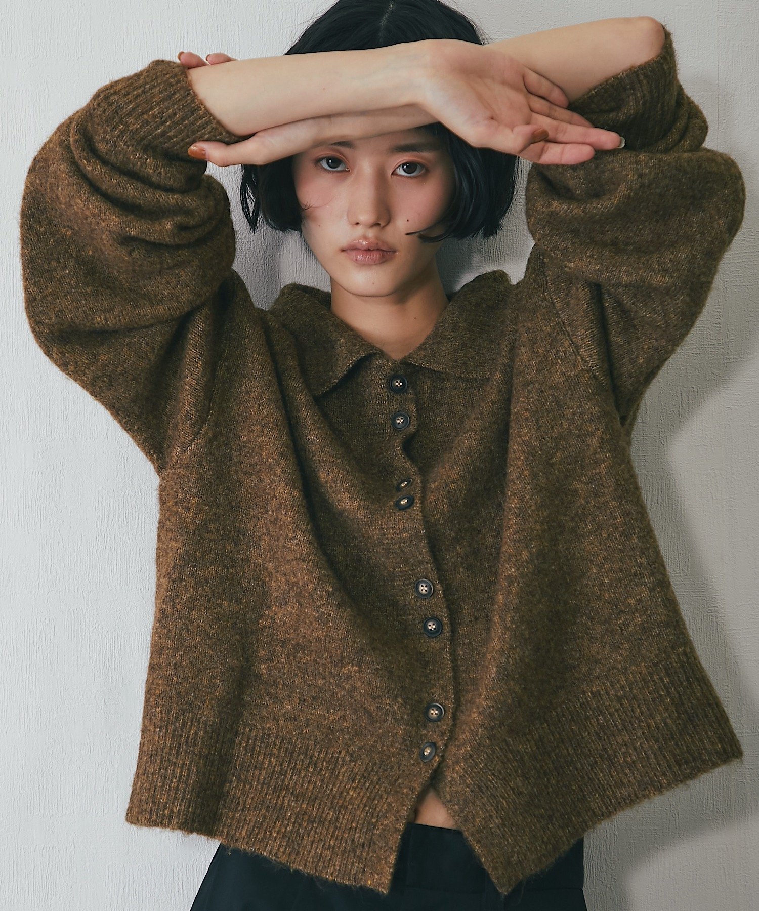 SMILE ORCHID｜コクーンニットジャケット | Rakuten Fashion(楽天