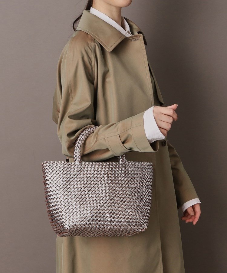 HIROFU｜【ブレッツァバッファロー】レザーメッシュトートバッグ S 本