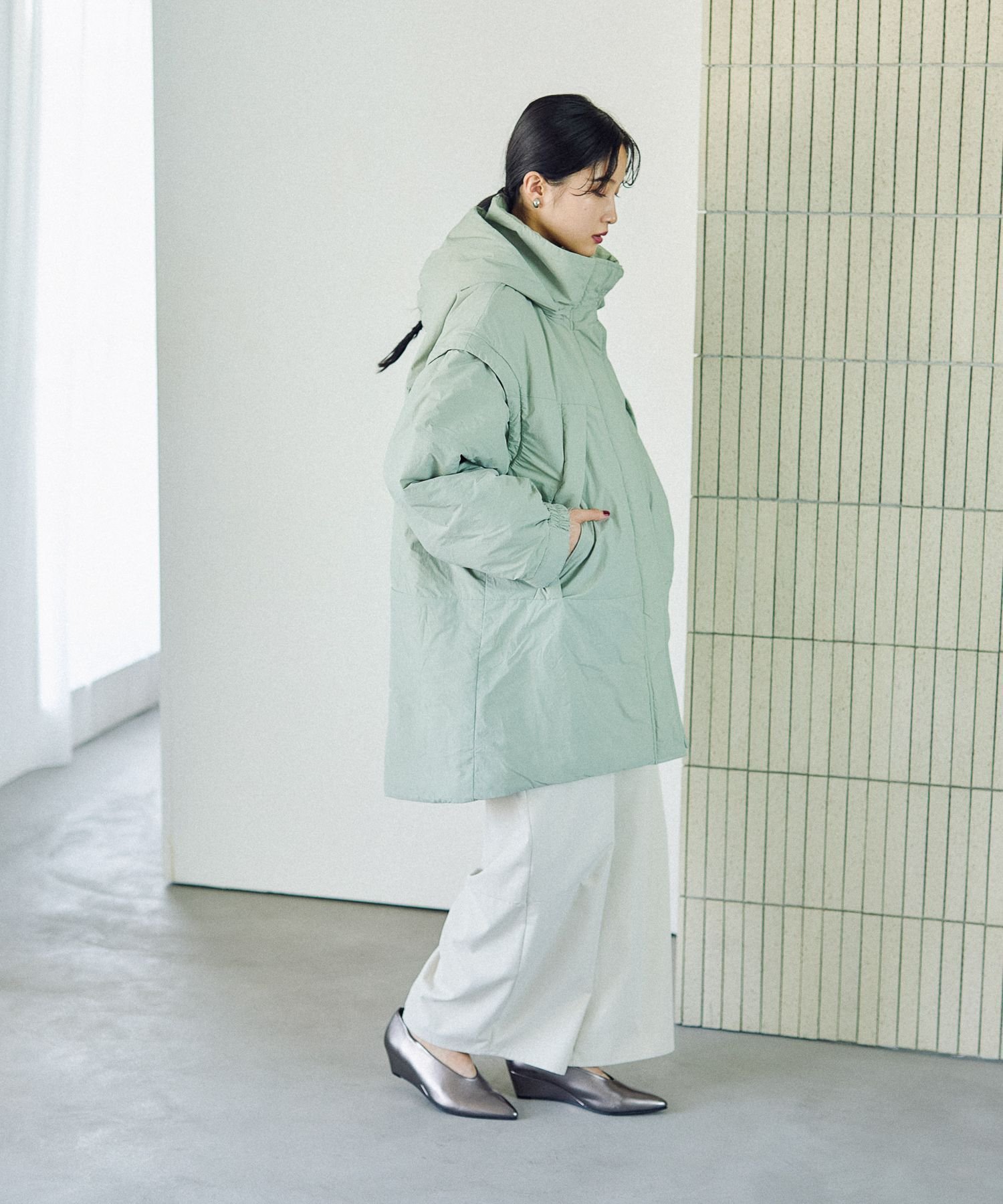 LEPSIM｜【撥水加工付き】エアサーマルマルチWAYロングコート