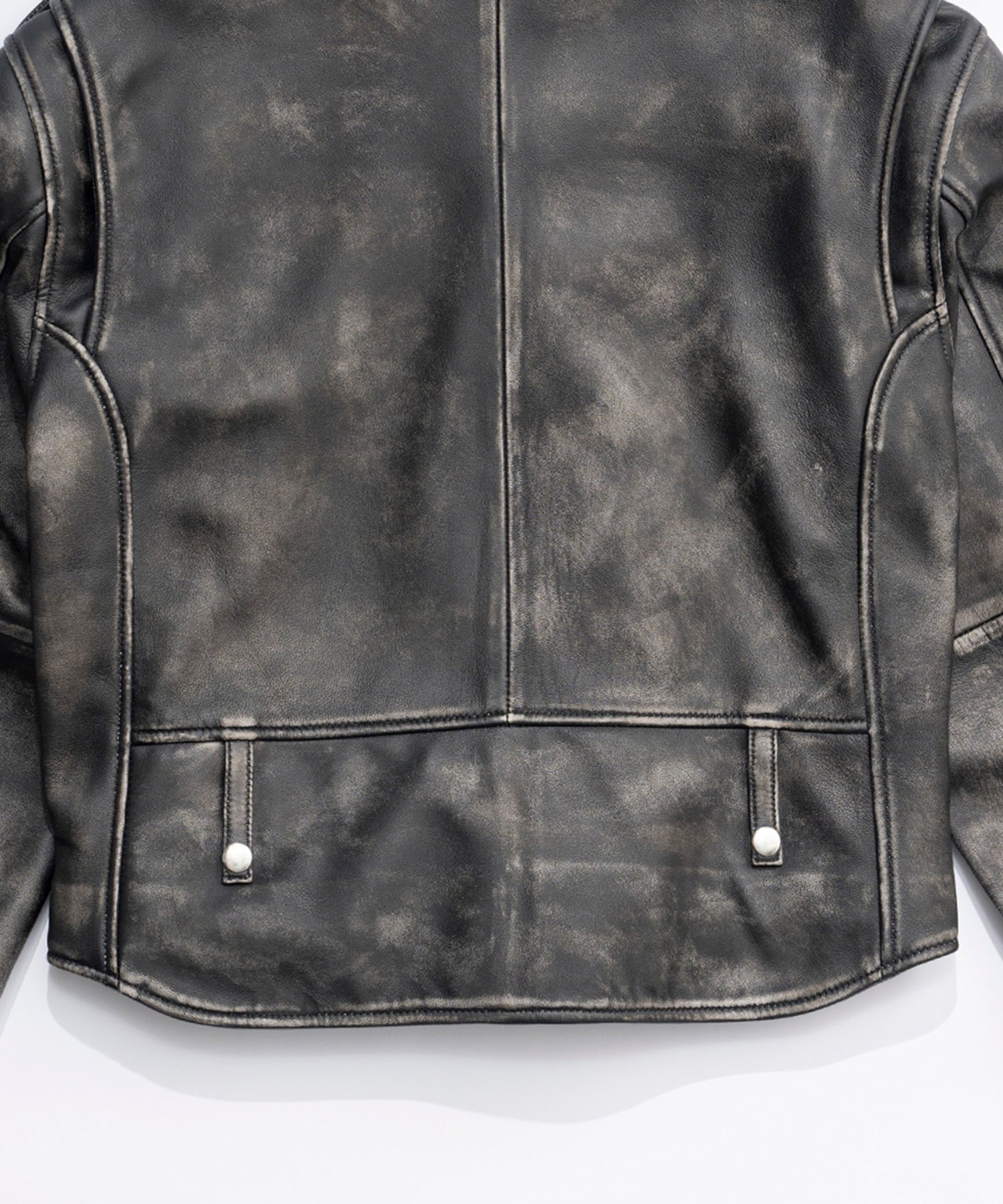 PRANK PROJECT｜ラブオフCOWレザーライダースジャケット / Rub Off COW