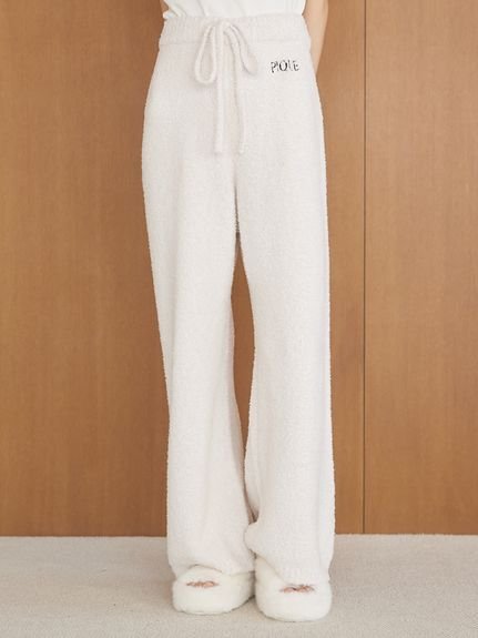 gelato pique｜メランジロゴ刺繍ロングパンツ | Rakuten Fashion(楽天